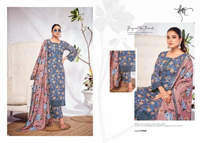 Radha Trendz by Saffron unstitched pure cotton digital printed suit catalogue salwar kameez catalogs