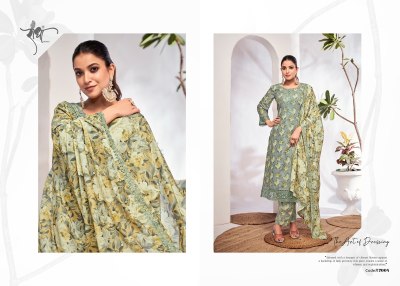 Radha Trendz by Saffron unstitched pure cotton digital printed suit catalogue salwar kameez catalogs