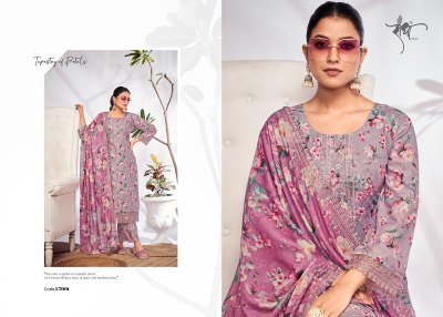 Radha Trendz by Saffron unstitched pure cotton digital printed suit catalogue salwar kameez catalogs