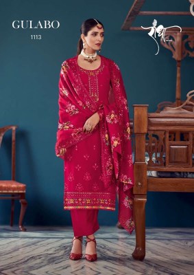 Radha trendz gulabo georgette party were ready made suits catalogue wholesale rate  kurtis catalogs