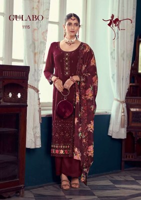 Radha trendz gulabo georgette party were ready made suits catalogue wholesale rate  kurtis catalogs