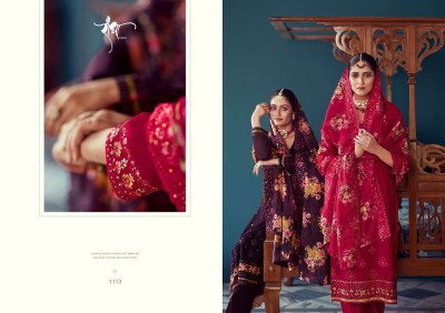Radha trendz gulabo georgette party were ready made suits catalogue wholesale rate  kurtis catalogs