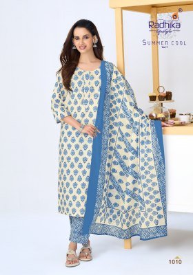 Radhika Life Style Summer Cool Vol. 1 Kurti Pant with Dupatta readymade suit catalogs