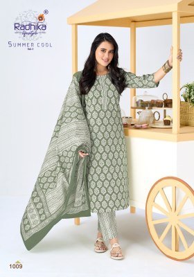 Radhika Life Style Summer Cool Vol. 1 Kurti Pant with Dupatta readymade suit catalogs