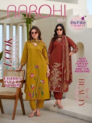 Radhika Lifestyle Aarohi Vol 1Modal Discharge Print Kurta Set with Pant And Dupatta Handcrafted Elegance Wholesale Radhika Lifestyle