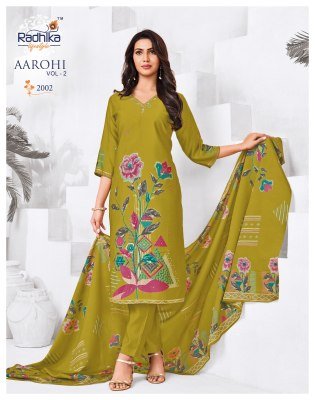 Radhika Lifestyle Aarohi Vol 2 Modal Discharge Print Kurti Pant with Dupatta Set readymade suit catalogs