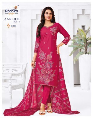 Radhika Lifestyle Aarohi Vol 2 Modal Discharge Print Kurti Pant with Dupatta Set readymade suit catalogs