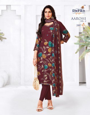 Radhika Lifestyle Aarohi Vol 2 Modal Discharge Print Kurti Pant with Dupatta Set readymade suit catalogs