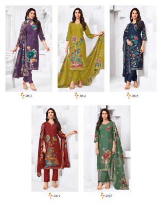 Radhika Lifestyle Aarohi Vol 2 Modal Discharge Print Kurti Pant with Dupatta Set readymade suit catalogs