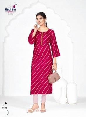 Radhika Lifestyle Alisha Vol-8 Liva Approved Rayon Printed Kurti kurtis catalogs
