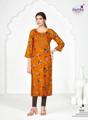 Radhika Lifestyle Alisha Vol-8 Liva Approved Rayon Printed Kurti kurtis catalogs