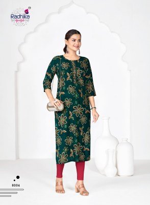 Radhika Lifestyle Alisha Vol-8 Liva Approved Rayon Printed Kurti kurtis catalogs