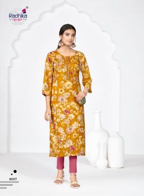 Radhika Lifestyle Alisha Vol-8 Liva Approved Rayon Printed Kurti kurtis catalogs