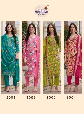 Radhika Lifestyle Cotton Craft Vol 2  Pure Cotton Foil Print with Embroidery Work  Mul Mul Cotton Print Dupatta  Wholesale kurtis catalogs