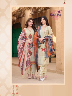 Radhika Lifestyle Kalawanti-1 HO Lining Silk Kurti with Heavy Santoon Bottom kurti pant with dupatta Catalogs