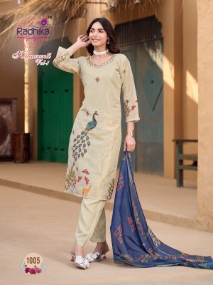 Radhika Lifestyle Kalawanti Vol. 1 Ho Lining Silk Kurti Pant Set kurti pant with dupatta Catalogs