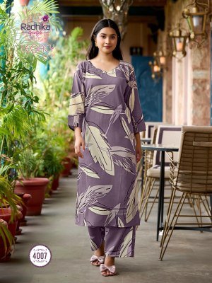 Radhika Lifestyle Legacy Vol 4 Premium Heavy Rayon Print Co Ord Set Wholesale  co ord set catalogs