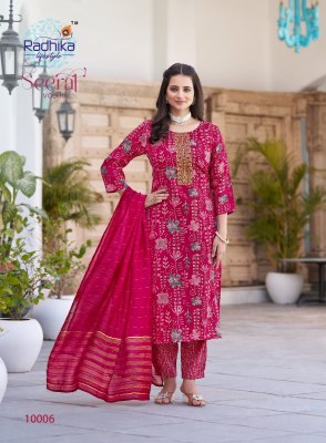 Radhika Lifestyle Seerat Vol 10 Kurti Pant Dupatta Collection wholesale Sale  readymade suit catalogs