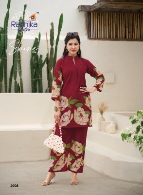 Radhika Lifestyle Shine Vol 2 Cord Set  Pure Cotton Plazo Suit Wholesale  co ord set catalogs