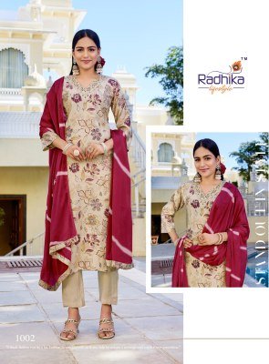 Radhika Lifestyle Suhag Vol 1 Berlin Work Suits with Nazmeen Dupatta readymade suit catalogs
