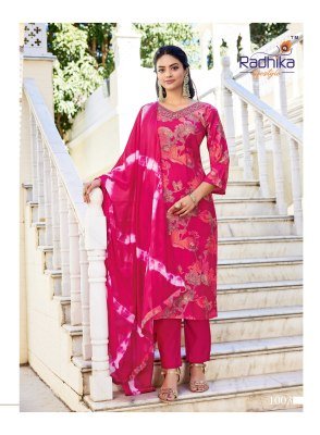 Radhika Lifestyle Suhag Vol 1 Berlin Work Suits with Nazmeen Dupatta readymade suit catalogs