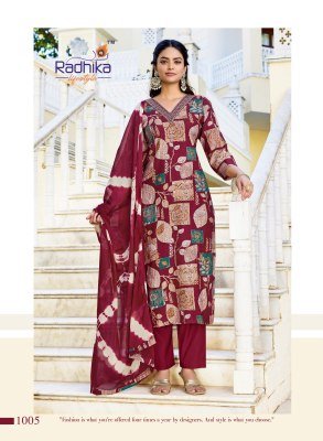 Radhika Lifestyle Suhag Vol 1 Berlin Work Suits with Nazmeen Dupatta readymade suit catalogs