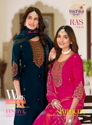 Radhika Raas Vol 2 Kurti Pant Dupatta Set Wholesale Price  Radhika Lifestyle