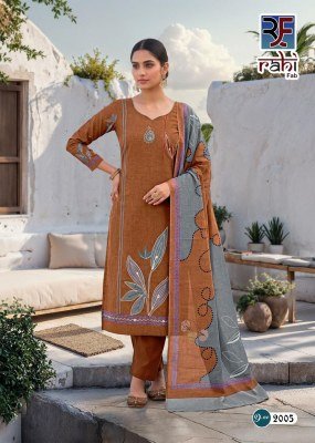 Rahi Fab Rising Gold Vol-2 Cotton Kurti Pant Dupatta Set kurti pant with dupatta Catalogs
