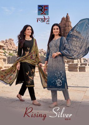 Rahi Fab Rising Silver Vol-4 Pure Lawn Cotton Dress Material wholesale catalogs