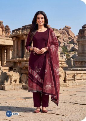 Rahi Fab Rising Silver Vol-4 Pure Cotton Kurti Pant with Lawn Mulmul Dupatta kurti pant with dupatta Catalogs