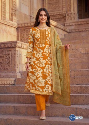 Rahi Fab Ruby Rose V-1 Organic Printed Cotton Dress Material Collection dress material catalogs