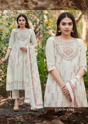 Raja rani present cotton printed heavy embroidered readymade suit catalogue at wholesale price readymade suit catalogs