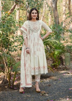 Raja rani present cotton printed heavy embroidered readymade suit catalogue at wholesale price readymade suit catalogs