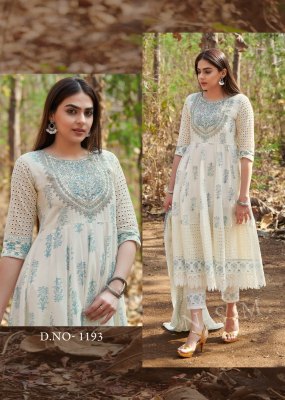 Raja rani present cotton printed heavy embroidered readymade suit catalogue at wholesale price readymade suit catalogs
