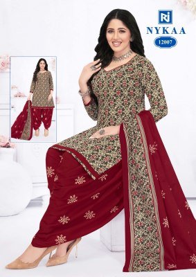 Rajasthan Nykaa Vol 12 Exclusive Heavy Indo Cotton Printed Top  Bottom And Dupatta Set Wholesale kurtis catalogs