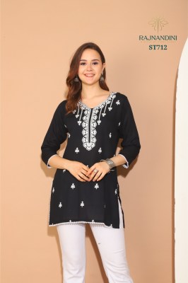 Rajnandini by Saamya reyon embroidered Solid Color Tunic with Embroidery western wear catalogue western wear catalogs