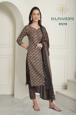 Rajnandini by bela special cotton printed kurti with pant and dupatta catalogue at amaviexpo readymade suit catalogs