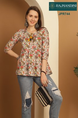 Rajnandini by jainam overseas pvt ltd pure cambric cotton western wear catalogue at affordable rate western wear catalogs