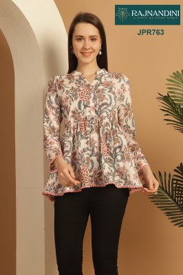 Rajnandini by jainam overseas pvt ltd pure cambric cotton western wear catalogue at affordable rate western wear catalogs