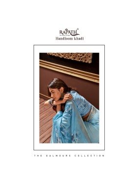 Rajpath fabric by gangotri luanch amazing floral design  pure handloom digital print saree catalog at wholesale price sarees catalogs