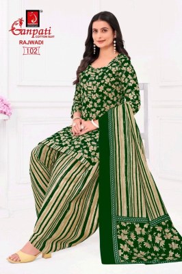 Rajwadi vol 1 by Ganpati fancy Heavy Cotton Printed dress material catalogue at affordable rate dress material catalogs