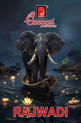 Rajwadi vol 1 by Ganpati fancy Heavy Cotton Printed dress material catalogue at affordable rate dress material catalogs