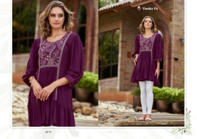 Rang Mahal vol 3 by Vamika NX minimalistic styles fancy western top collection  western wear catalogs