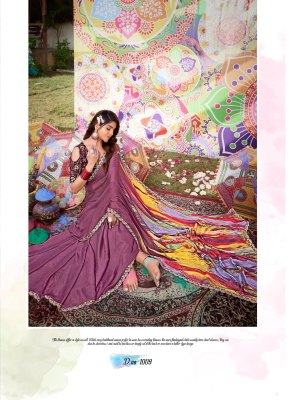 Rang by Stavan moss chiffon printed embroidered saree catalogue at low rate sarees catalogs