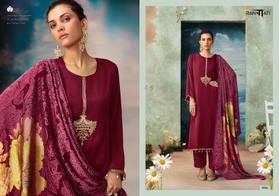 Rangati Prints Ather Gajji Silk Embroidered Kurti Pant Dupatta Set kurti pant with dupatta Catalogs