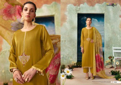 Rangati Prints Ather Gajji Silk Embroidered Kurti Pant Dupatta Set kurti pant with dupatta Catalogs