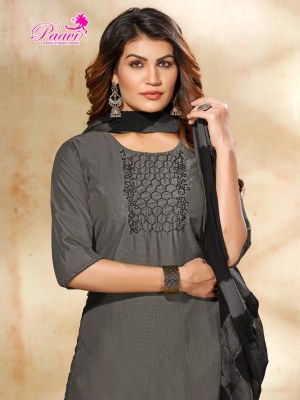 Rangila vol 3 by Paari Heavy Roman silk Neck Embroidered Readymade suit collection at affordable rate readymade suit catalogs