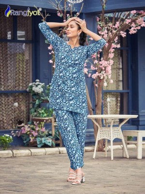 Rangjyot Cotton Naya Cotton Printed Co Ord Set wholesale Kurti catalogue  kurtis catalogs