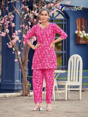 Rangjyot Cotton Naya Cotton Printed Co Ord Set wholesale Kurti catalogue  kurtis catalogs