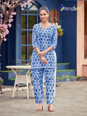 Rangjyot Cotton Naya Cotton Printed Co Ord Set wholesale Kurti catalogue  kurtis catalogs